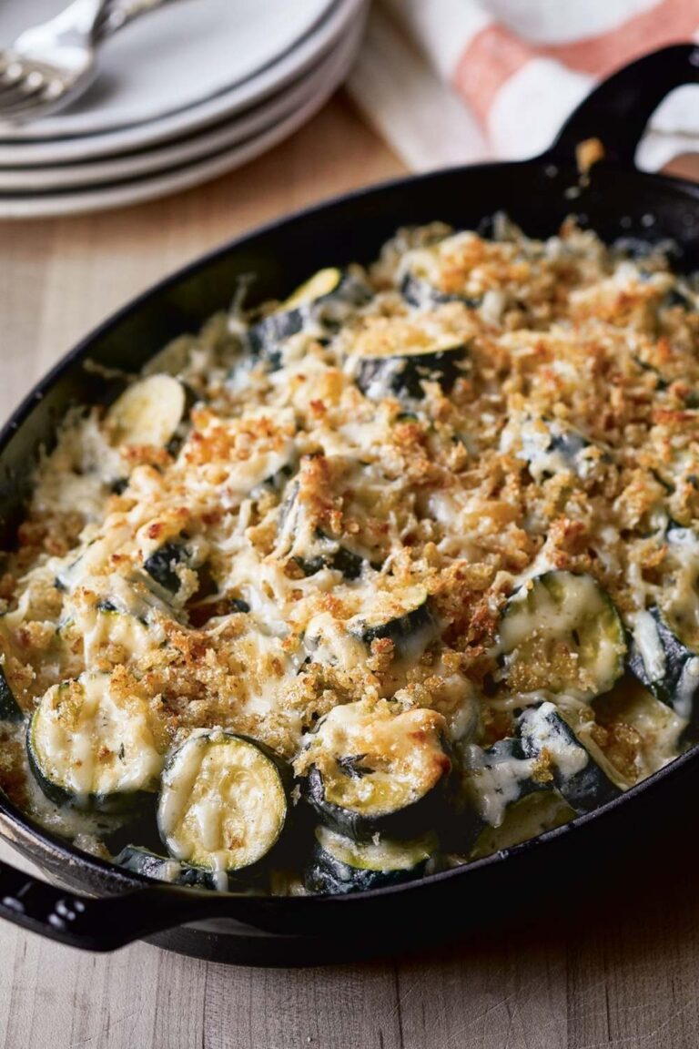 Rustic Ina Garten Provencal Zucchini Gratin Recipe