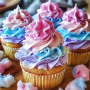 Cotton Candy Cupcakes Recipe
