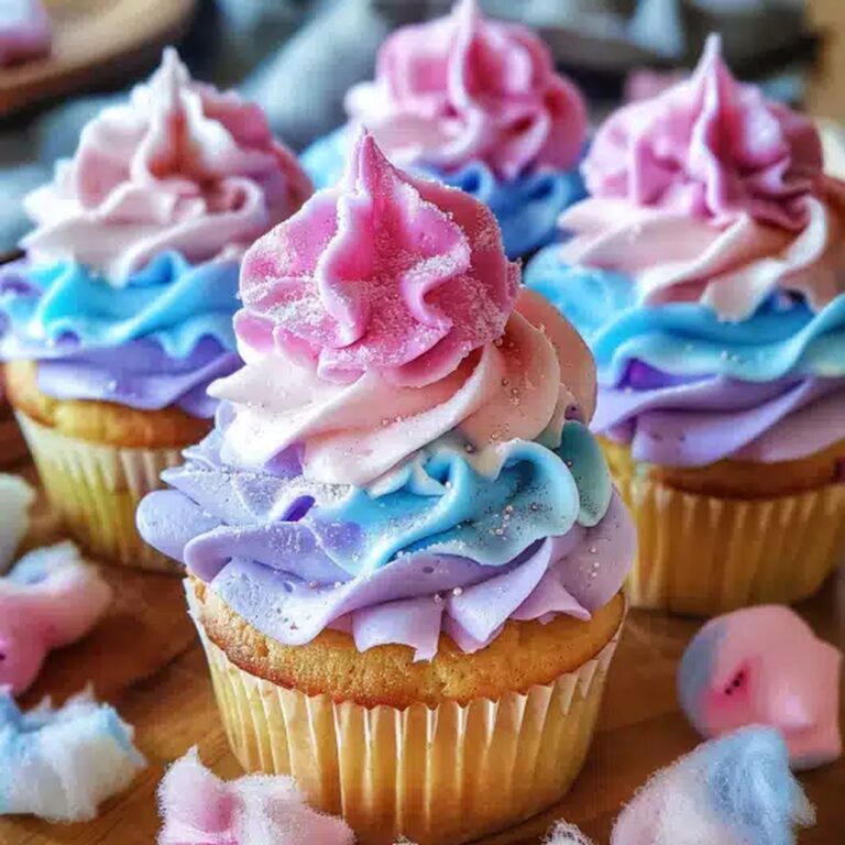 Cotton Candy Cupcakes Recipe