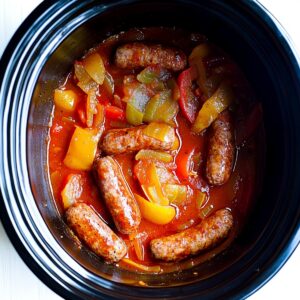 Crock Pot Sausage and Peppers Recipe