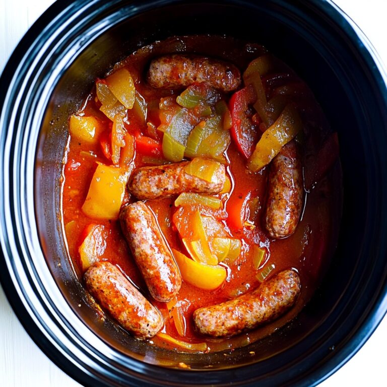 Crock Pot Sausage and Peppers Recipe