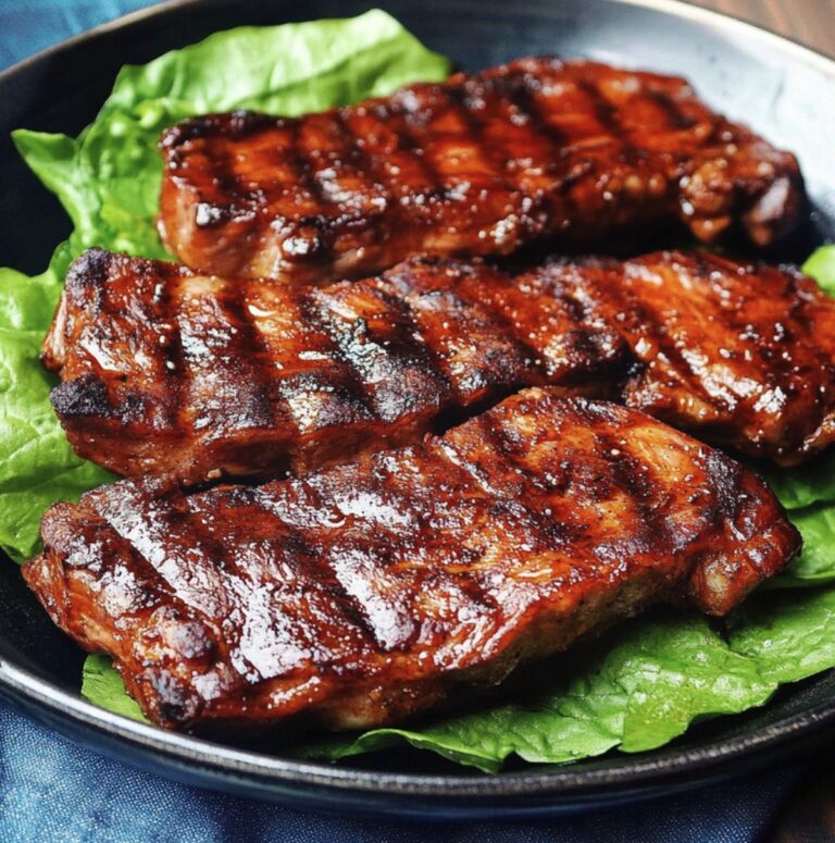 Barbecued Pork Steaks Recipe