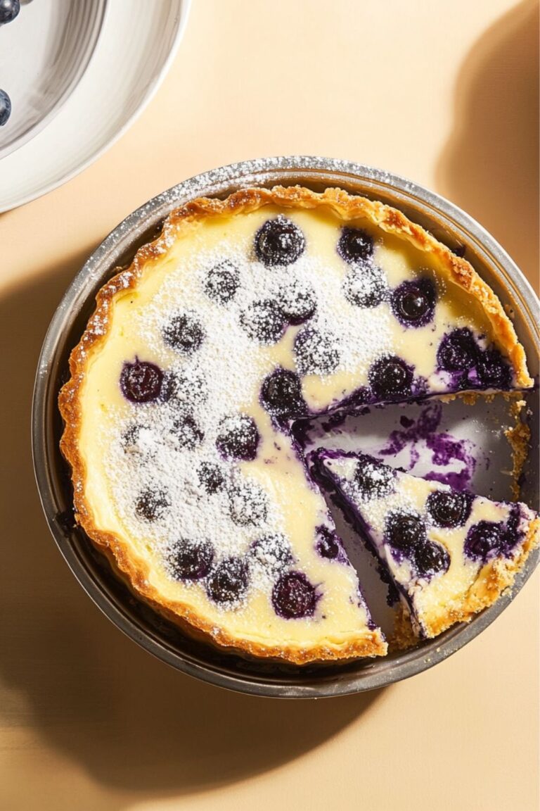 Julia Childs Blueberry Clafoutis Recipe