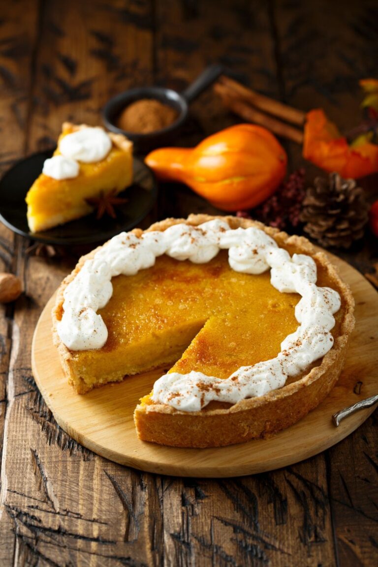 Silky Pumpkin Banana Mousse Tart Recipe