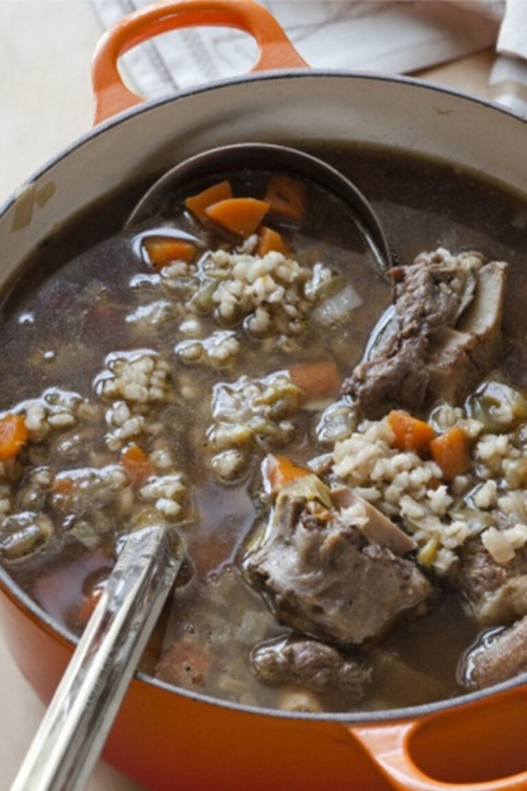 Hearty Beef Barley Soup Recipe