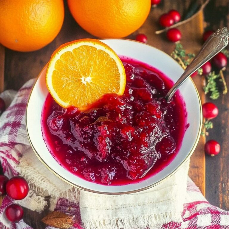 Cranberry Orange Sauce Recipe