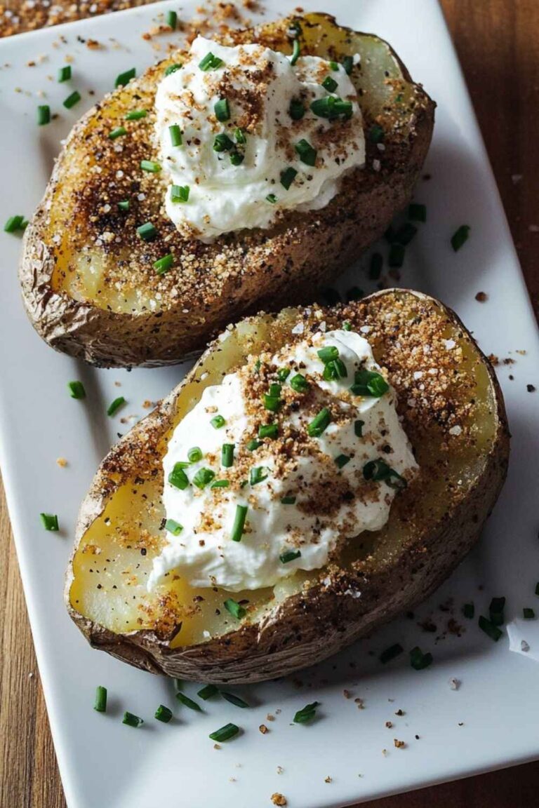 Creamy Barefoot Contessa Crusty Baked Potatoes With Whipped Feta Recipe