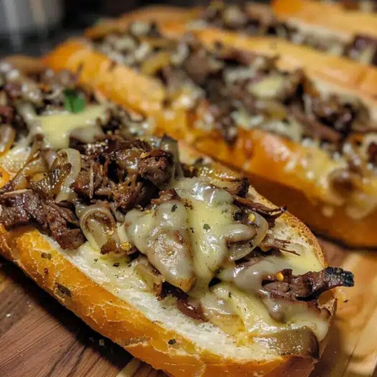 Philly Cheesesteak Garlic Bread Recipe