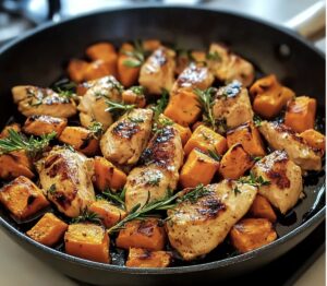 Chicken and Sweet Potato Skillet Recipe
