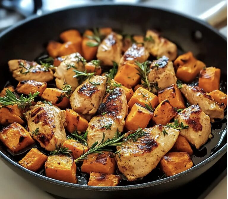 Chicken and Sweet Potato Skillet Recipe