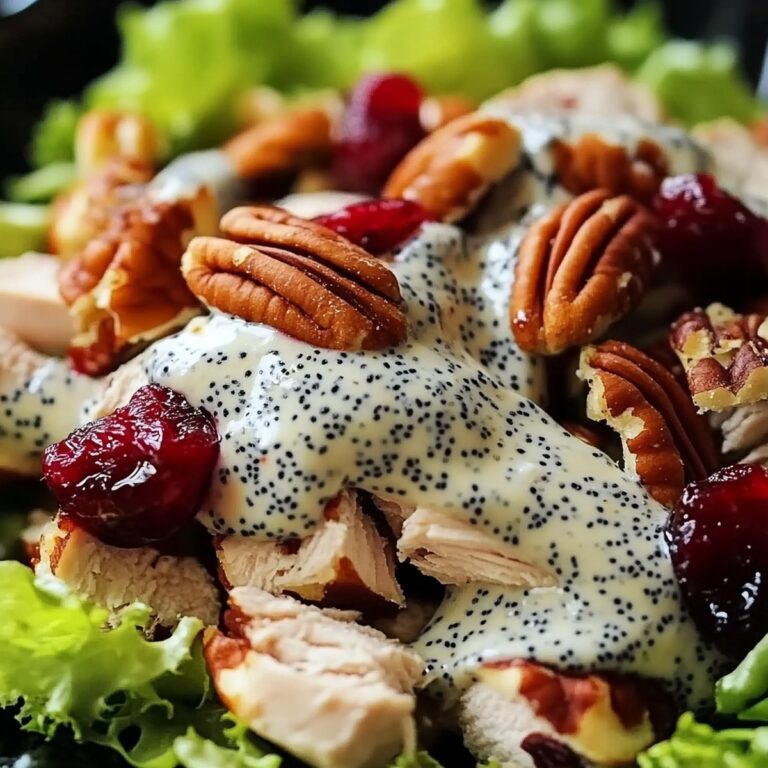 Cranberry Pecan Chicken Salad With Poppy Seed Dressing Recipe