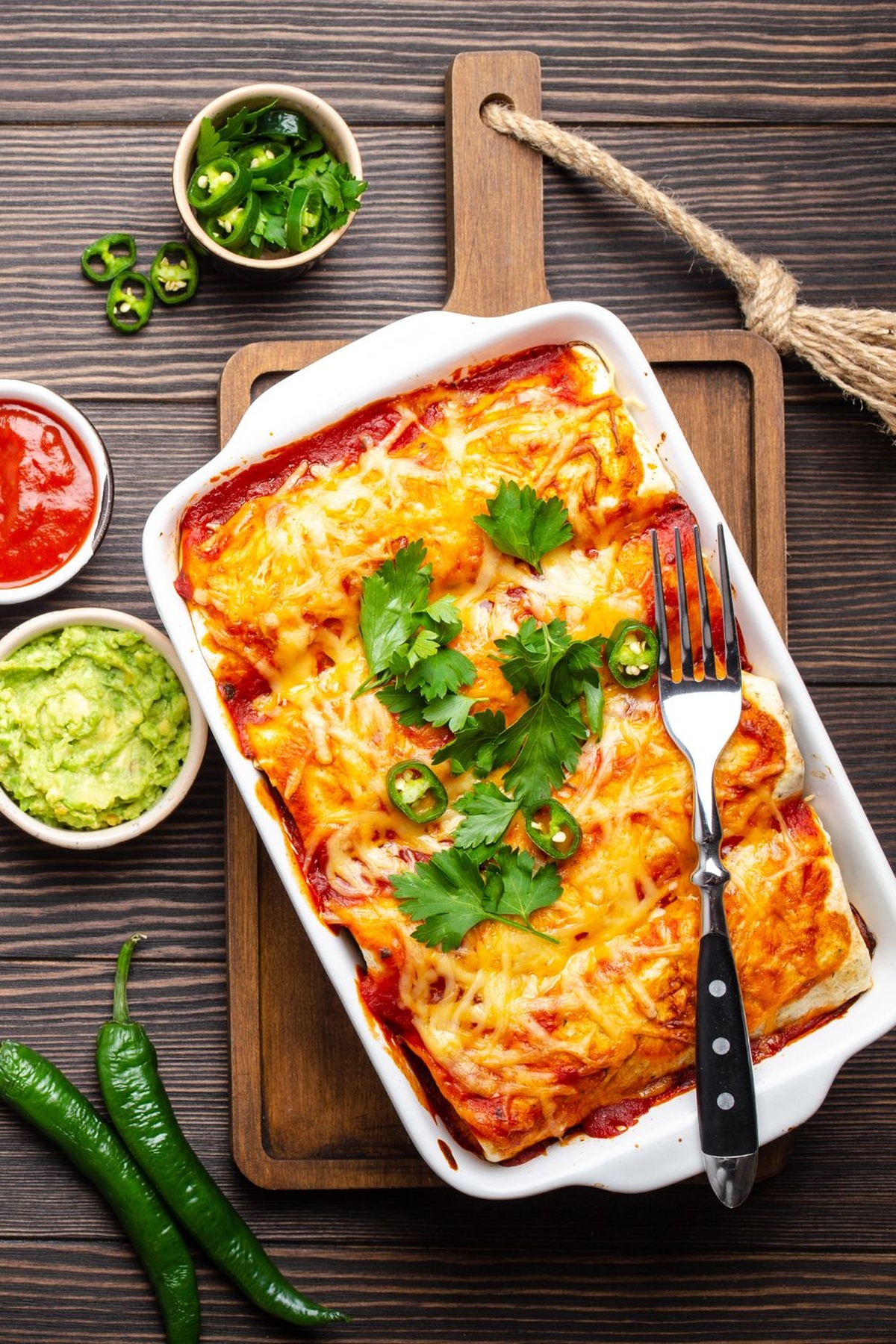 Succulent Chicken Thighs Enchiladas Recipe
