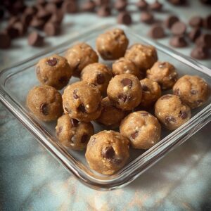 Chocolate Peanut Butter Cookie Dough Bites Recipe