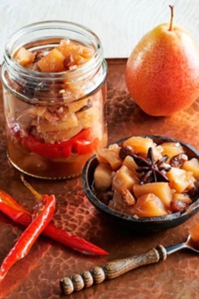 Rustic Jamie Oliver Pear Chutney Recipe