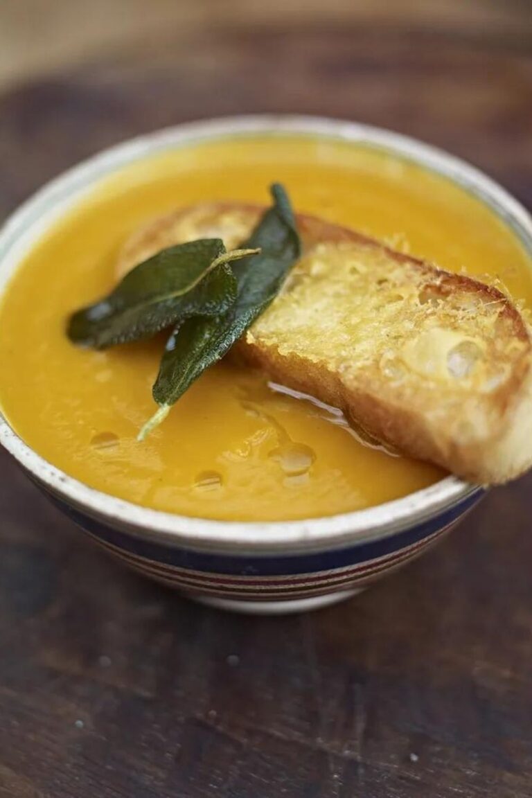 Warming Butternut Squash And Ginger Soup Recipe