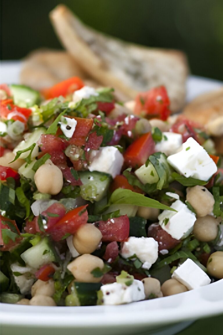 Vibrant Middle Eastern Vegetable Salad Recipe