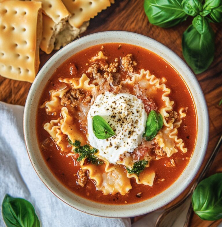 Crockpot Lasagna Soup Recipe
