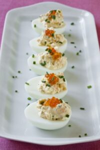 Elegant Smoked Salmon Deviled Eggs Recipe