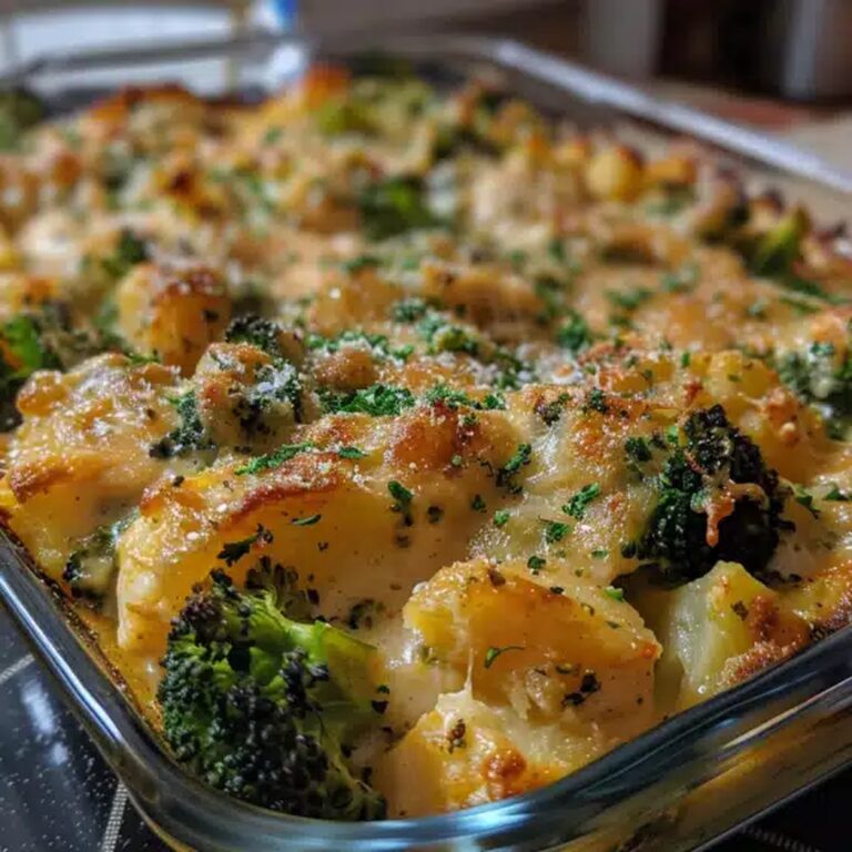 Baked Potato Chicken and Broccoli Casserole Recipe