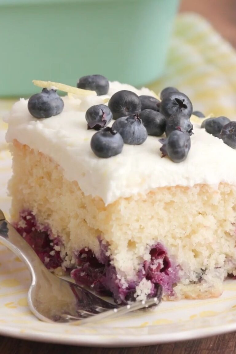 Moist Mary Berry Lemon And Blueberry Cake Recipe