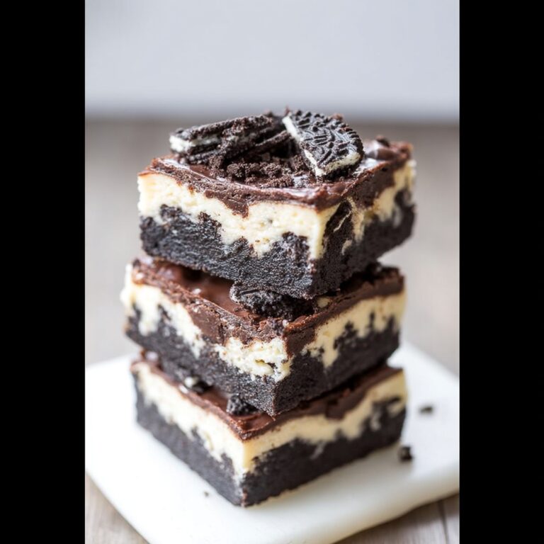 Cream Cheese Oreo Brownies Recipe