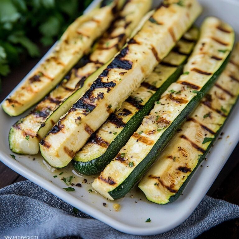 Grilled Zucchini Recipe