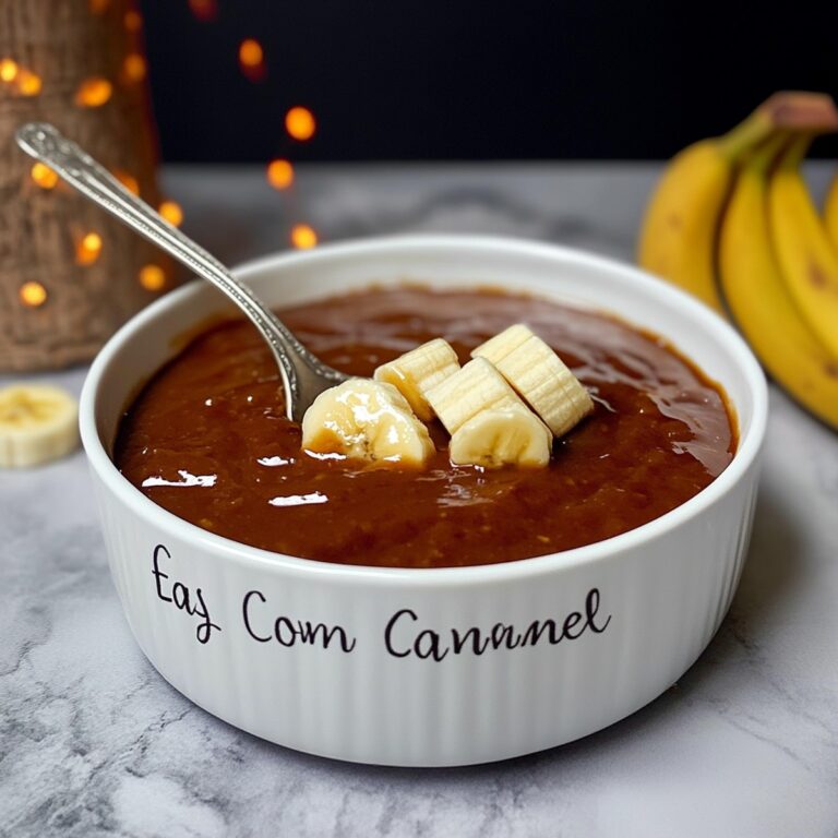 Easy Banana Caramel Dessert Recipe