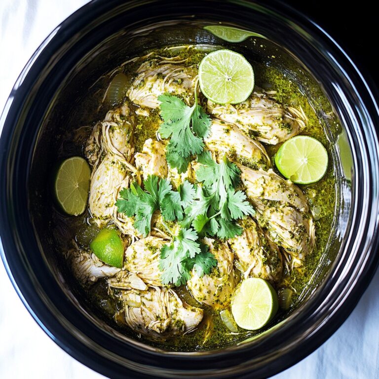 Easy Crockpot Cilantro Lime Chicken Recipe
