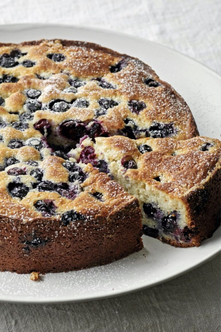Heavenly Ina Garten Blueberry Ricotta Breakfast Cake Recipe