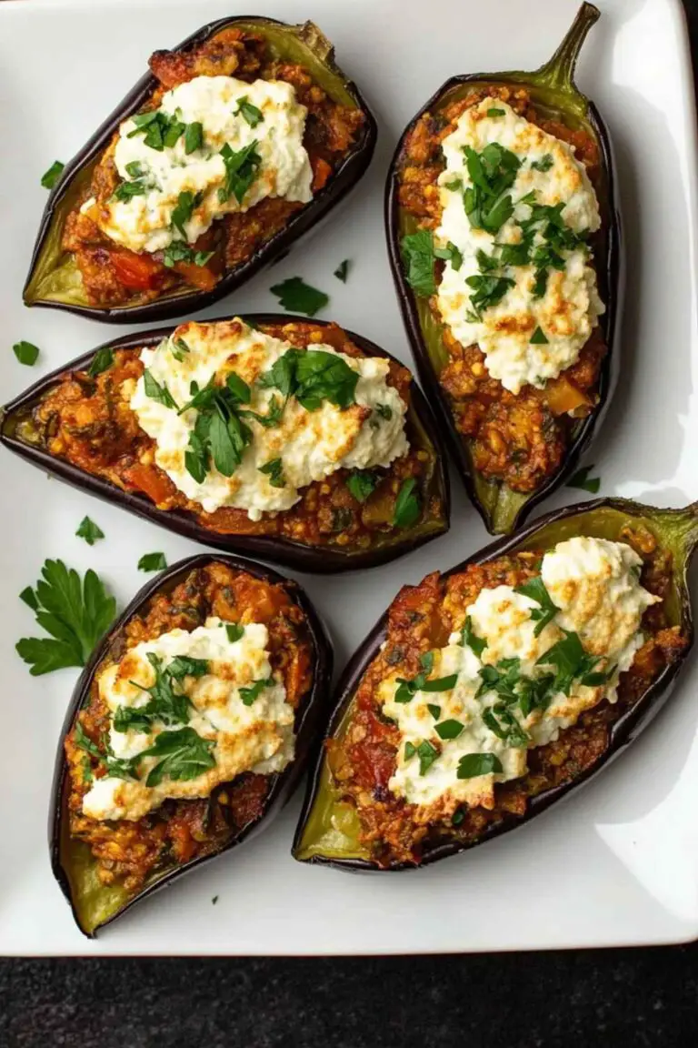 Rustic Barefoot Contessa Stuffed Eggplant Recipe
