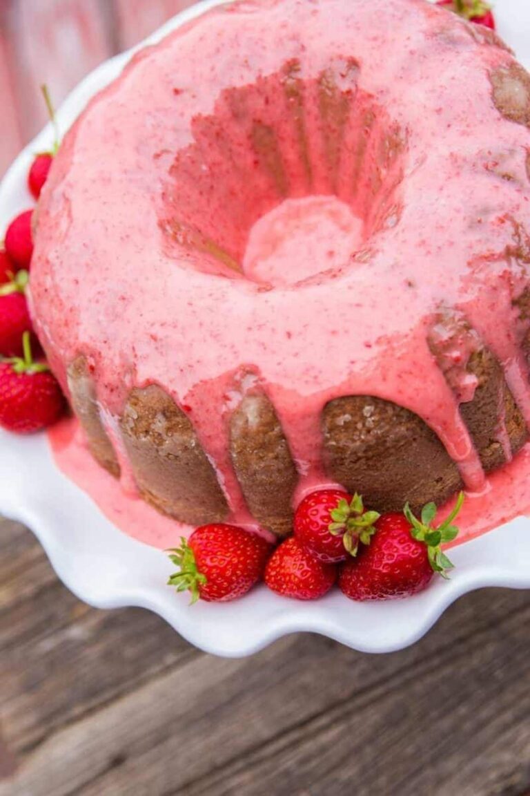 Strawberries And Cream Nothing Bundt Cake Recipe