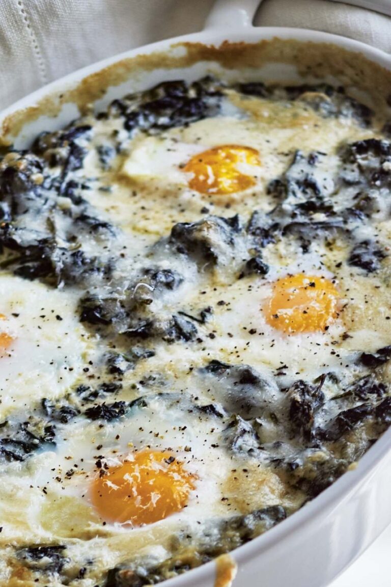 Elegant Ina Garten Creamed Spinach & Eggs Recipe