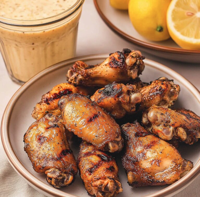 Grilled Lemon Pepper Wings Recipe