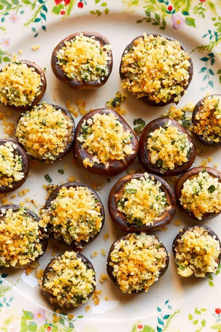 Elegant Crab Stuffed Mushrooms Recipe