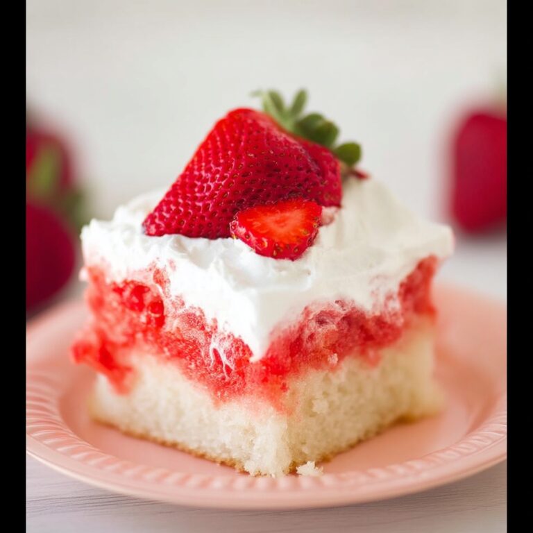 Strawberry Poke Cake Recipe