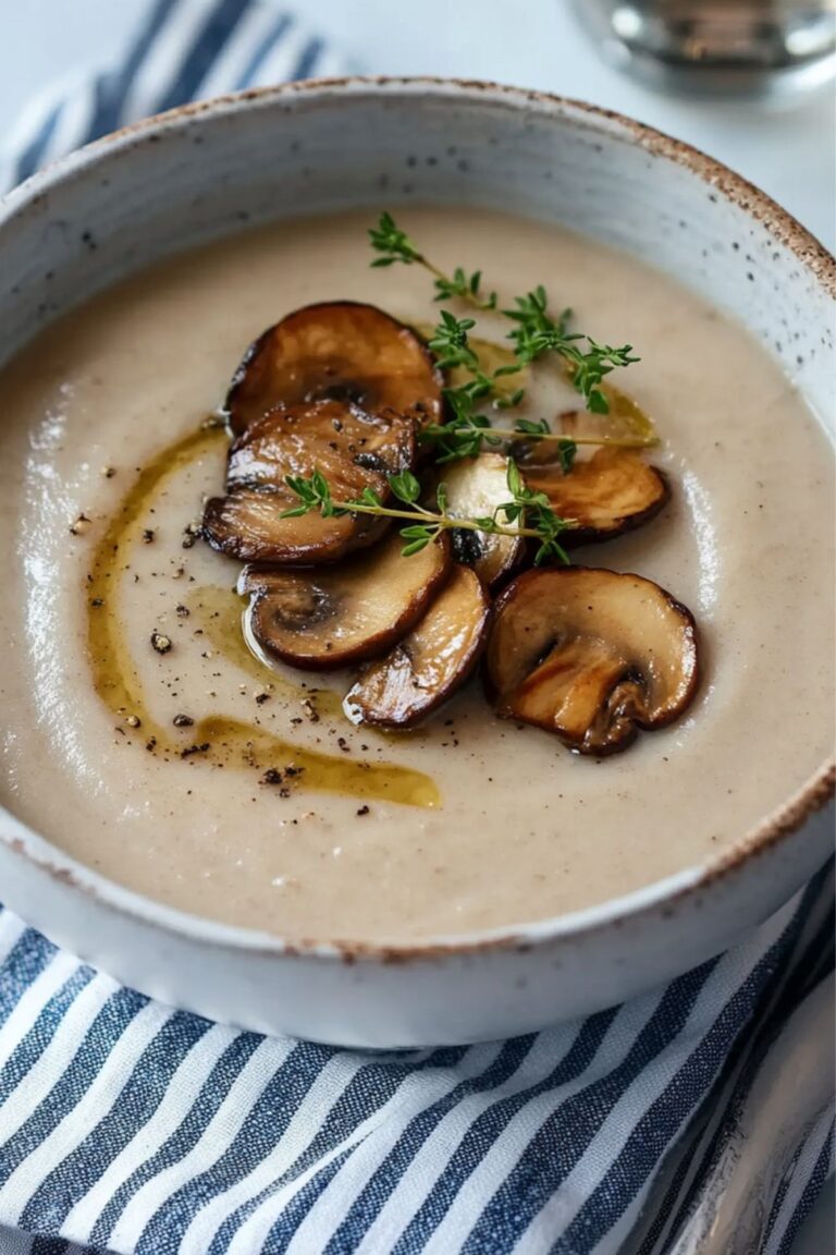 Julia Childs Mushroom Soup Recipe