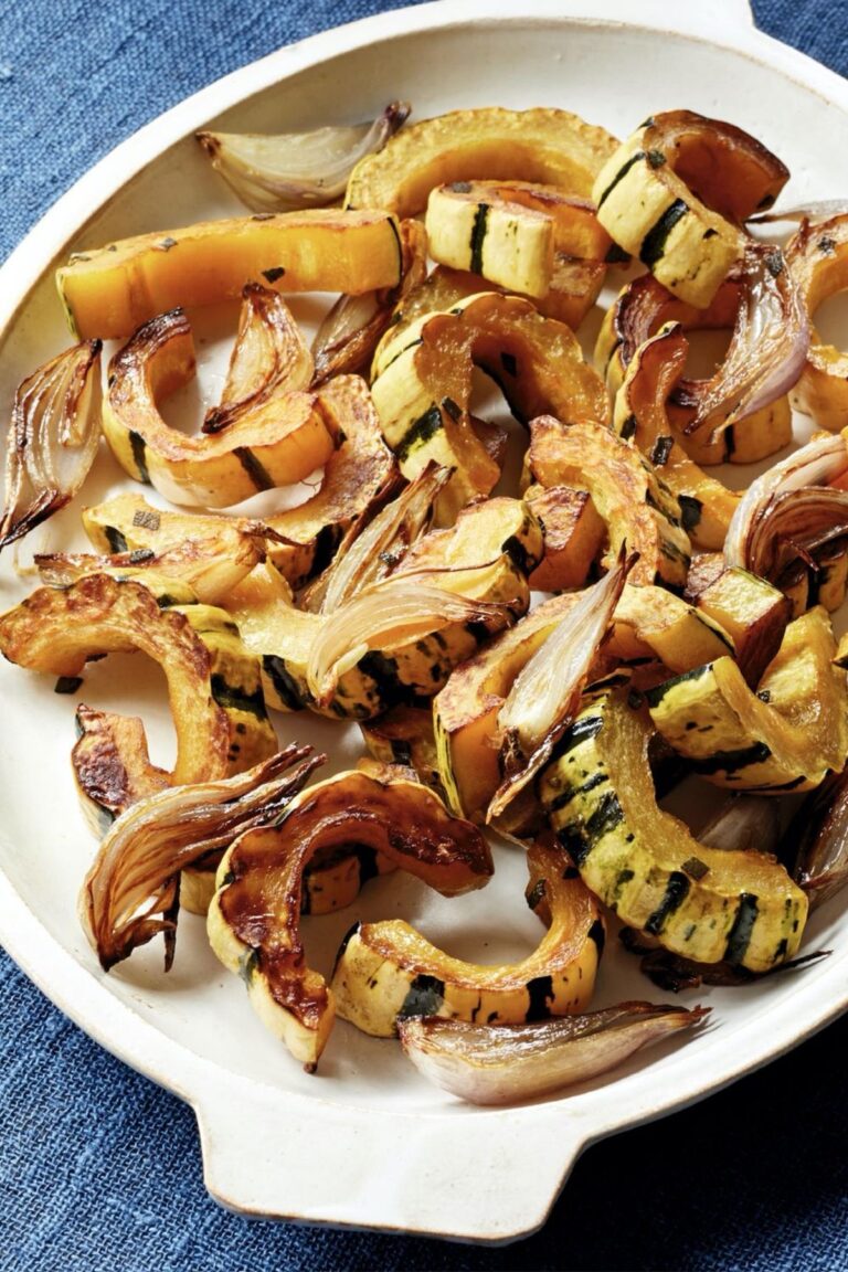 Golden Honey-roasted Delicata Squash Recipe