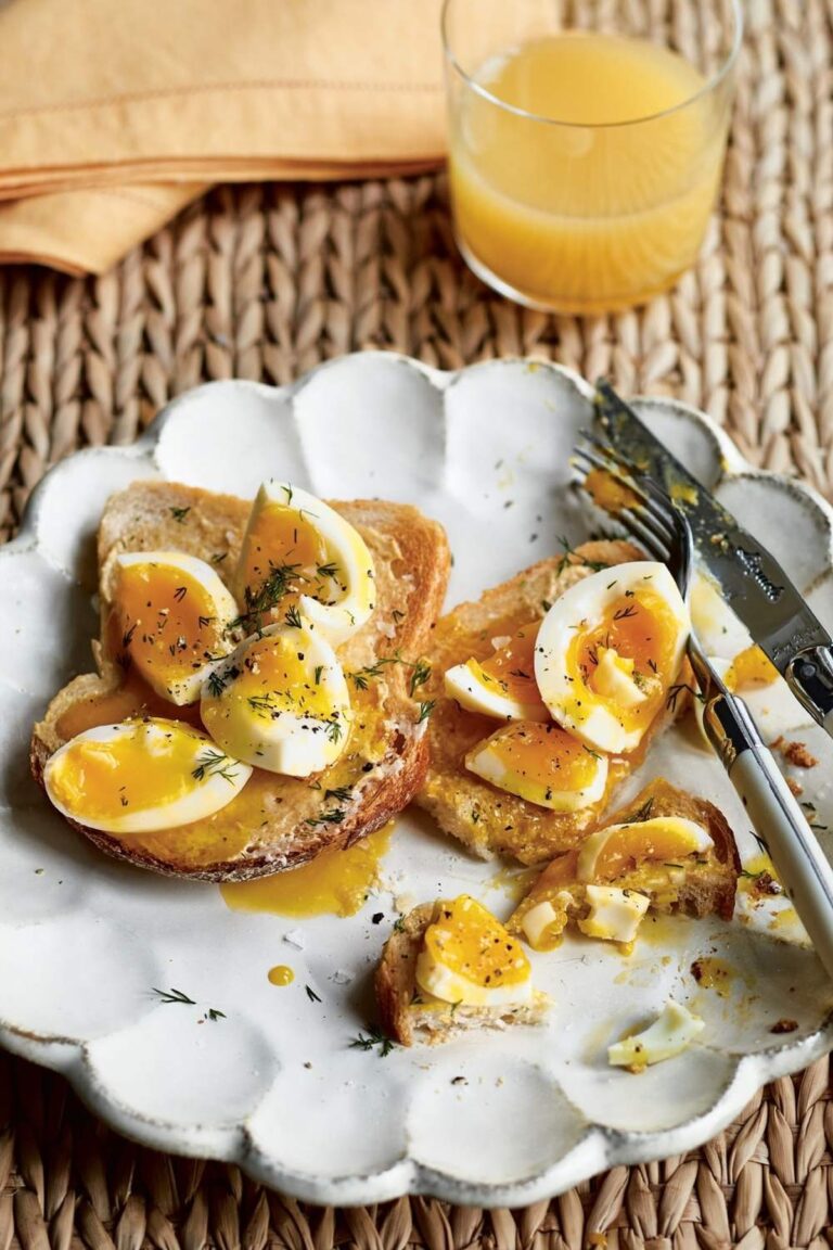 Crispy Ina Garten Smashed Eggs On Toast Recipe