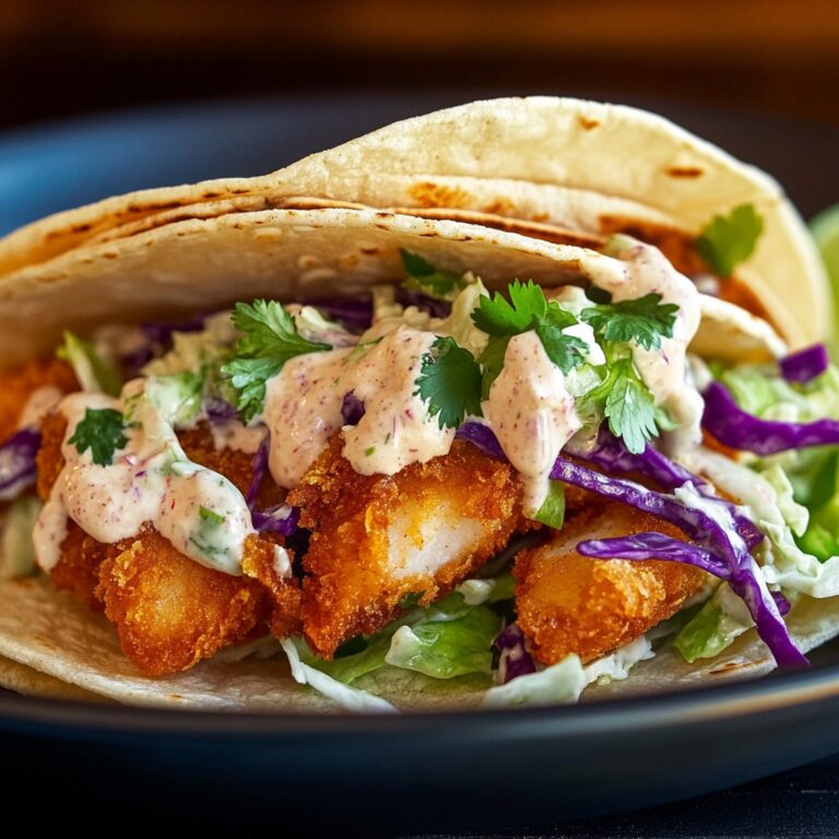 Southern Catfish Tacos with Crunchy Slaw Recipe