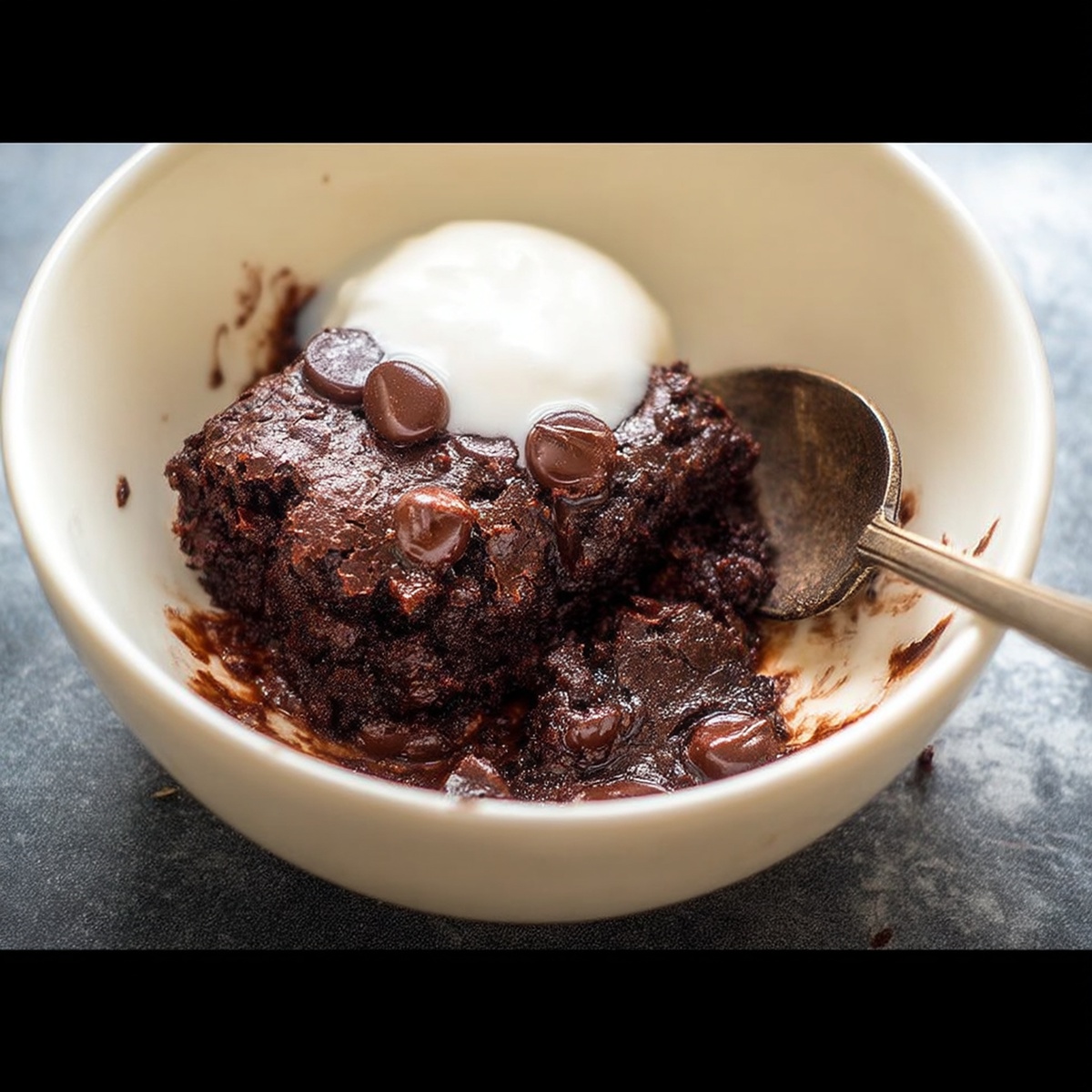One-Minute Microwave Brownie Recipe