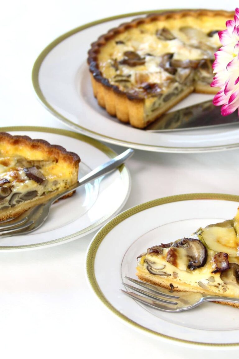 Rustic Jamie Oliver Mushroom Quiche Recipe