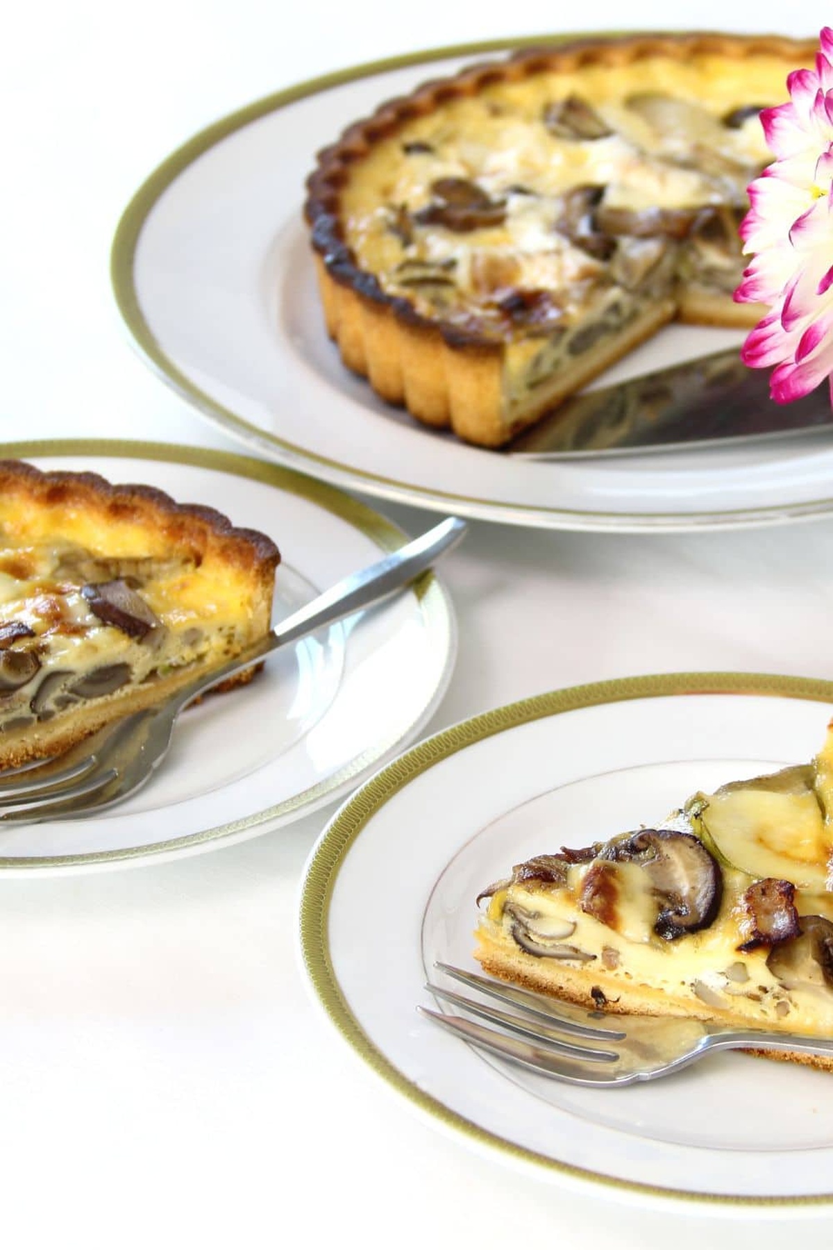 Rustic Jamie Oliver Mushroom Quiche Recipe