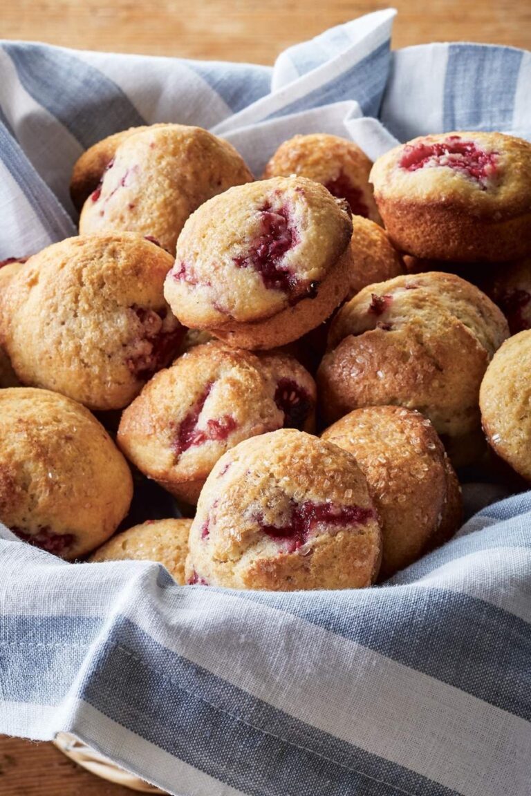 Rustic Raspberry Mini Corn Muffins Recipe