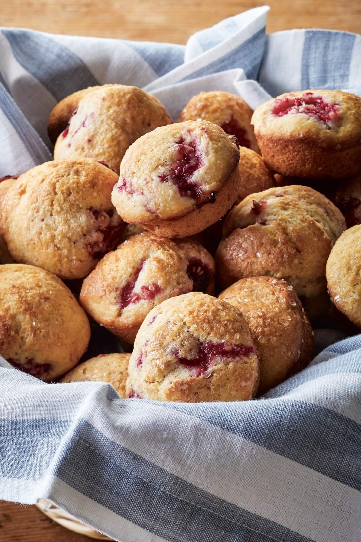 Rustic Raspberry Mini Corn Muffins Recipe