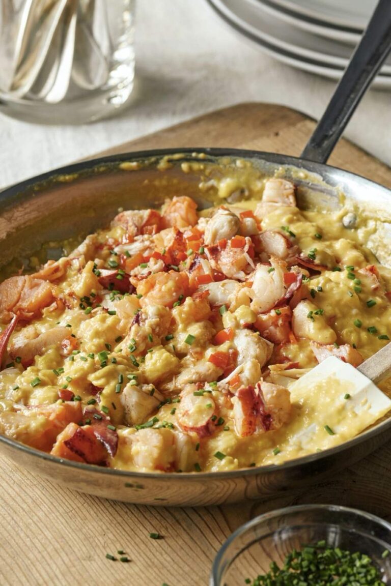 Luxurious Eggs With Lobster & Crab Recipe