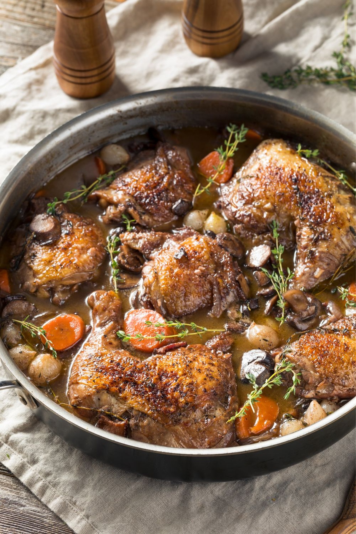 Rustic Jamie Oliver Coq Au Vin Recipe
