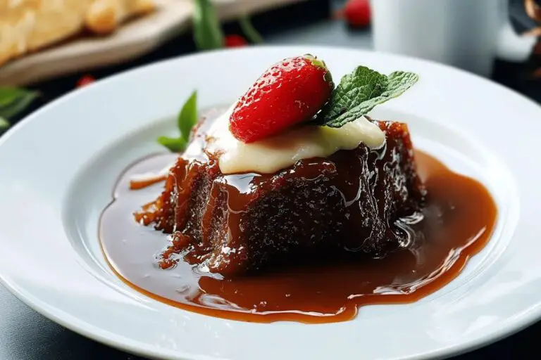 Divine Sticky Date Pudding with Toffee Sauce Recipe