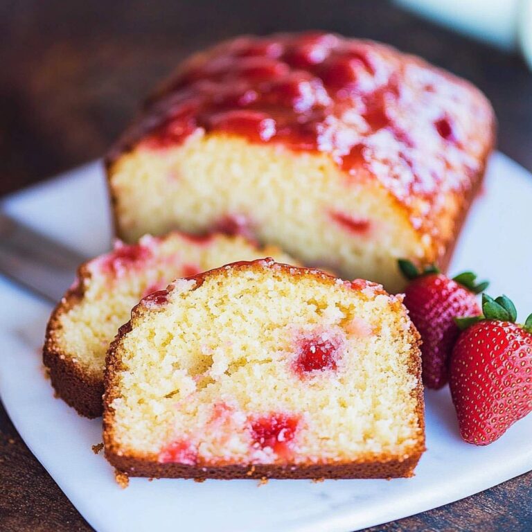 Strawberry Pound Cake Recipe