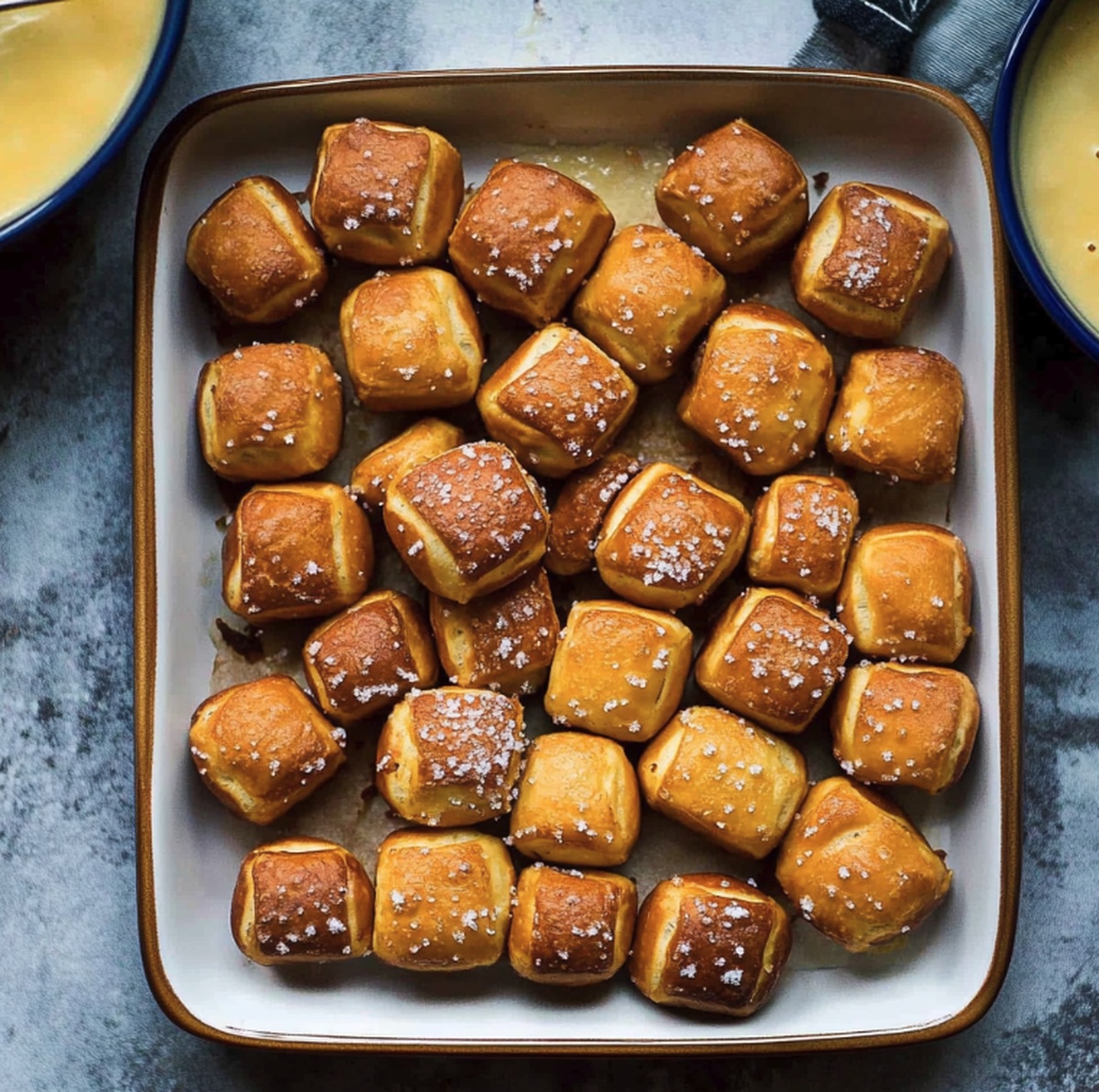 Homemade Soft Pretzel Bites Recipe