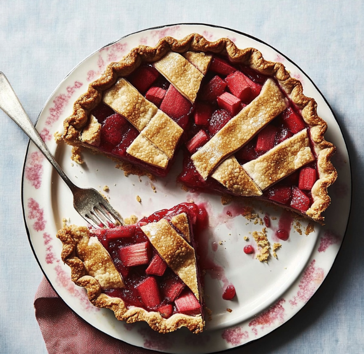 Strawberry Rhubarb Pie Recipe